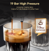capsule + coffee powder + milk foam 3-in-1 semi-automatic coffee machine 19Bar extraction mocha Nestle espresso 1 cup / 2 cup, electronic button powde