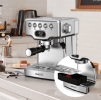 1350W Semi-automatic coffee machine 19Bar (ULKA) high pressure pump extraction 1 cup / 2 cup espresso machine 1.8L water