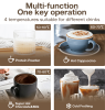 300ml milk heater 450W electric milk foam, cold sparkling chocolate mixer, cold / hot latte cappuccino 360¬∞, rotating base removable hot and cold foa