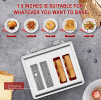 Wide Slot Multi Slice 4 pcs Toaster Dual Control Panel 1.5in4 Slots 6 Type Toast Cover Set High Lift Bar Bagel / Thaw / Cancel 3 features vintage sty