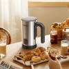 300ml milk heater 450W electric milk foam, cold sparkling chocolate mixer, cold / hot latte cappuccino 360¬∞, rotating base removable hot and cold foa