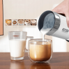 450W electric milk foam, cold sparkling chocolate mixer, cold / hot latte cappuccino 300ml, milk heater 360¬∞, rotating base removable hot and cold fo