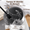 450W electric milk foam, cold sparkling chocolate mixer, cold / hot latte cappuccino 300ml, milk heater 360¬∞, rotating base removable hot and cold fo