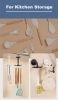 Adhesive Hooks Wall Hangers 360¬∞ Rotating Hooks for Kitchen Utensil Towel Robe Holder