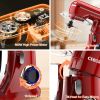 3-IN-1 Electric Stand Mixer, 660W 10-Speed With Pulse Button, Attachments Include 6.5QT Bowl, Dough Hook, Beater, Whisk For Most Home Cooks, Empire Re